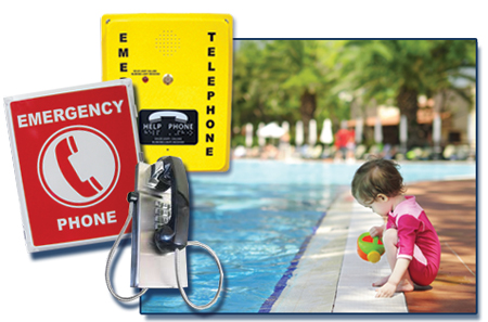 emergency pool phone